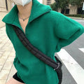 Pullover Thickened Stand Collar Sweater Coat For Women Loose Slimming
