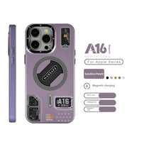 Technology Style Magnetic Suction Trend Frosted Drop-resistant Phone Case