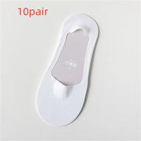 Men's Thin Arbitrary Cut Ice Silk Seamless Low Cut Socks