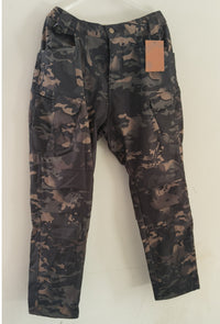 Winter Tactical Pants Men's Fleece-lined Waterproof Shark Skin Soft Shell Tactical Pants