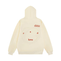 Letter Printed Long Sleeve Hooded Sweater