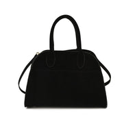 Retro-style High-capacity Suede-look Single-shoulder Tote Bag