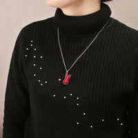 Fashion Personality Rabbit Titanium Steel Ladies Necklace Stainless Steel Pendant Women's Jewelry