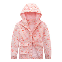 Kids' Coat Windproof Waterproof Jacket Fleece-lined Camouflage Clothing