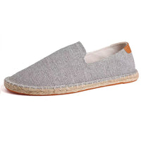 Wear-resistant Canvas Mens Shoes Breathable Slip-on Loafers