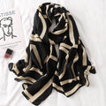 Cotton And Linen Scarf Thin And Silky Shawl Travel Sun-proof Beach Towel For Women