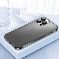 Transparent Phone Case Lens Cover Steel Frame