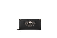 Women's Fashion Skull Long Wallet With Multiple Card Slots