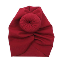 Baby Waffle Headband Indian Hat Round Ball Headband Children's Hair Accessories