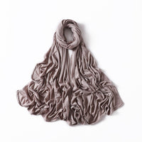35 Colors Malaysia Pure Color Modal Curling Mercerized Cotton Scarf