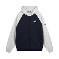 Retro Raglan Cardigan Hoodie Men's Autumn And Winter New