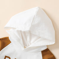 Patchwork Letter BUBS Hooded Romper