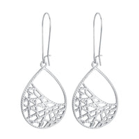 Accessories Retro Oval Alloy Hollow Water Drops Geometric Earrings
