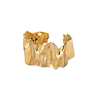 Womens Luxury High-end C-shaped Geometric Open Bangle
