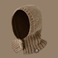 Special-interest Design Button Warm Knitted Hat