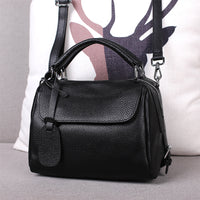 Vintage Crossbody Bag Made From Soft Full-grain Cowhide