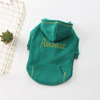 Clothing Cotton Stretch Padded Sweater Pet Clothes
