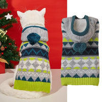 Pet Sweater Classic Diamond Pattern