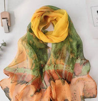 Summer Sunscreen Scarf Beach Scarf Wholesale Long Women's Soft Plum Blossom Ladies Decoration Thin Scarf Scarf