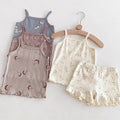 Girls' Camisole Shorts Two-piece Set Breathable Home Clothing