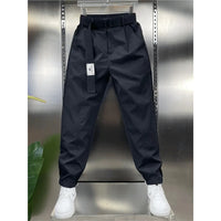 Trendy Relaxed-fit Versatile Patchwork Cropped Pants
