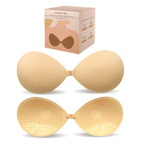 Mango Chest Paste Solid Color Mesh Round Breast Pad