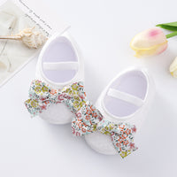 Baby Shoes Bow Soft Sole Toddler