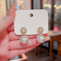 Retro Stud Designer Touch Statement Drop Earrings
