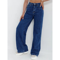Springautumn Womens Denim Loose Fit Trousers