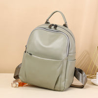 Stylish And Versatile Womens First-Layer Cowhide Backpack