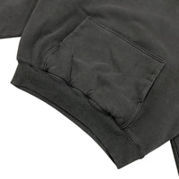 Washed High Street Short Double-layer Hoodie