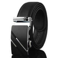 Automatic Buckle Belt Cowhide Men's Belt Wholesale Two-layer Cowhide