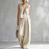 Sexy Urban-style Sleeveless Pantsuit