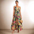 Women's Clothing Printing Slip Dress