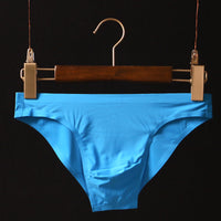Men's Seamless Triangle Underwear Ice Silk Low Waist
