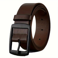 Men Business Casual Trousers Jeans Belt
