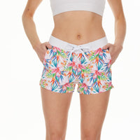 Women's Versatile Casual Fashion Slim Semi-Elastic Waist Beach Pants