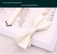 Mens Polyester Wedding Bow Tie