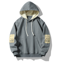 Mens Cotton Hoodie With Fleece Lining Loose Fit For Teens