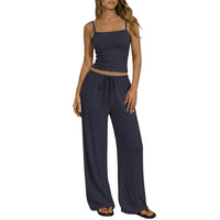 SpringSummer New Womens Vest And Camisole Set