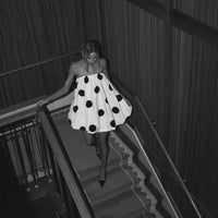 Polka-dot Printed Mini Tube Dress