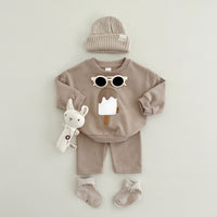 Two-piece Suit Boys And Girls Long Sleeve Trousers Suit Sportswear Autumn And Winter