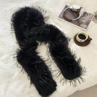 Personalized Hot Girl High-grade Plush Scarf For Women