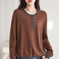 Bottoming Shirt Casual Loose Round Neck Sweater