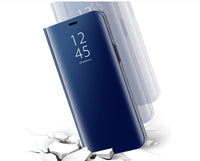Mobile Phone Shell Plating Mirror Cover Leather Case