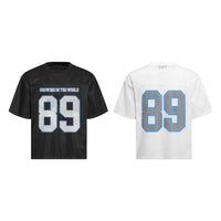 Alphanumeric Printing High Street Loose-fitting Casual T-shirt