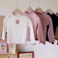 Girls' Bottom Long-sleeved T-shirt