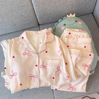 High-value Korean-style Wrinkled Fabric Womens Suit