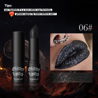 Pearlescent Thin And Glittering Diamond Lipstick Easy To Color Longlasting Lip Gloss Long Lasting Nourishing Moisturizing 7 Color Lipstick