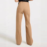 High-waisted Casual Chic Pants With Dual Pocketsversatile And Stylish